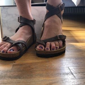 Birkenstock Yara Oiled Sandal Brown